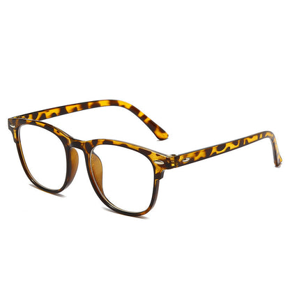 Anti Blue Light Square Frame Glasses with Studded Design